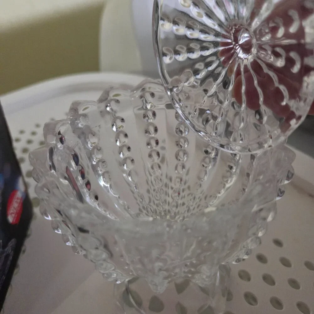 Small Rong Cheng Glass High Quality  Small Candy Jar-fashion Home Product